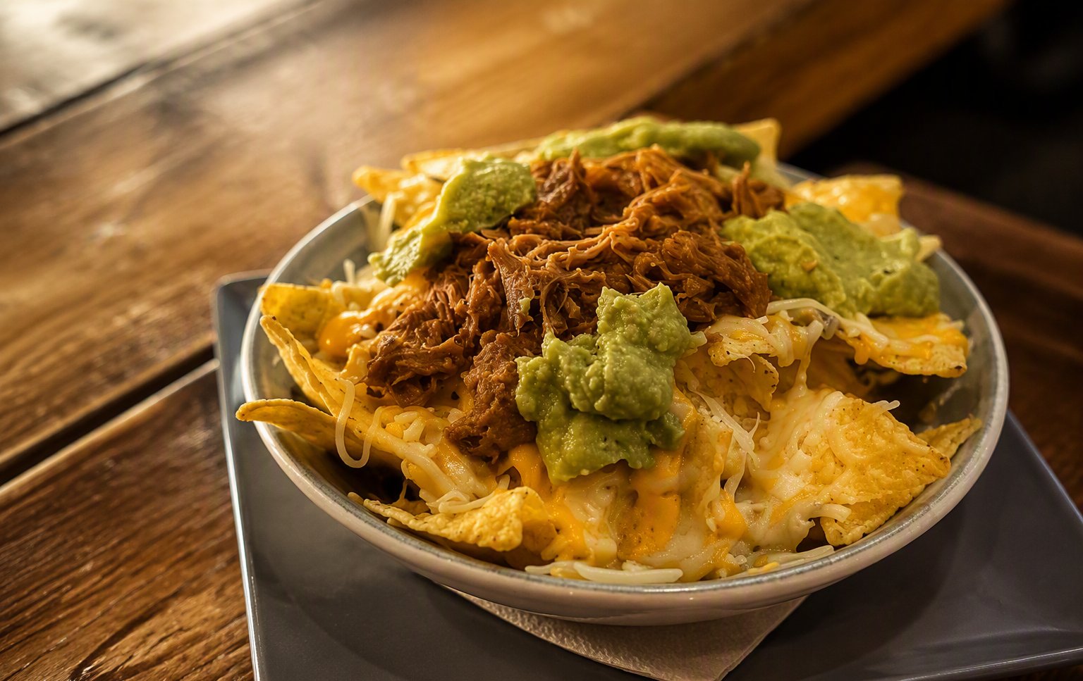 Nachos con pulled pork